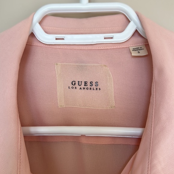 Guess Pink Blouse Size Small - Picture 3 of 3